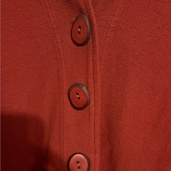 ELEVEN STITCH DESIGN - rust color
SOLID Cotton DUSTER - Picture 2 of 4